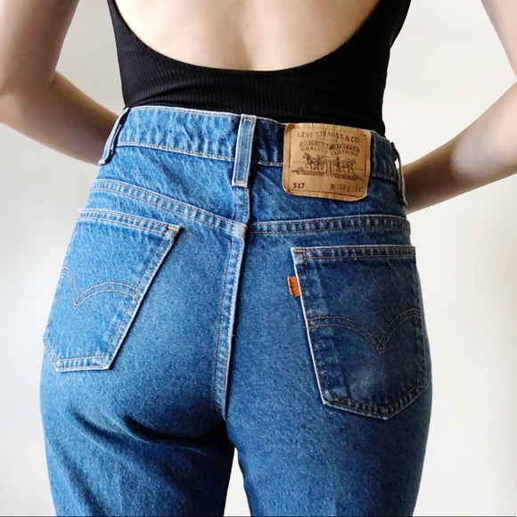 Levi's Denim - Vintage Levi’s orange tab 517 jeans 80s/90s